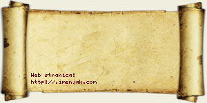 Julijana Balzamović vizit kartica